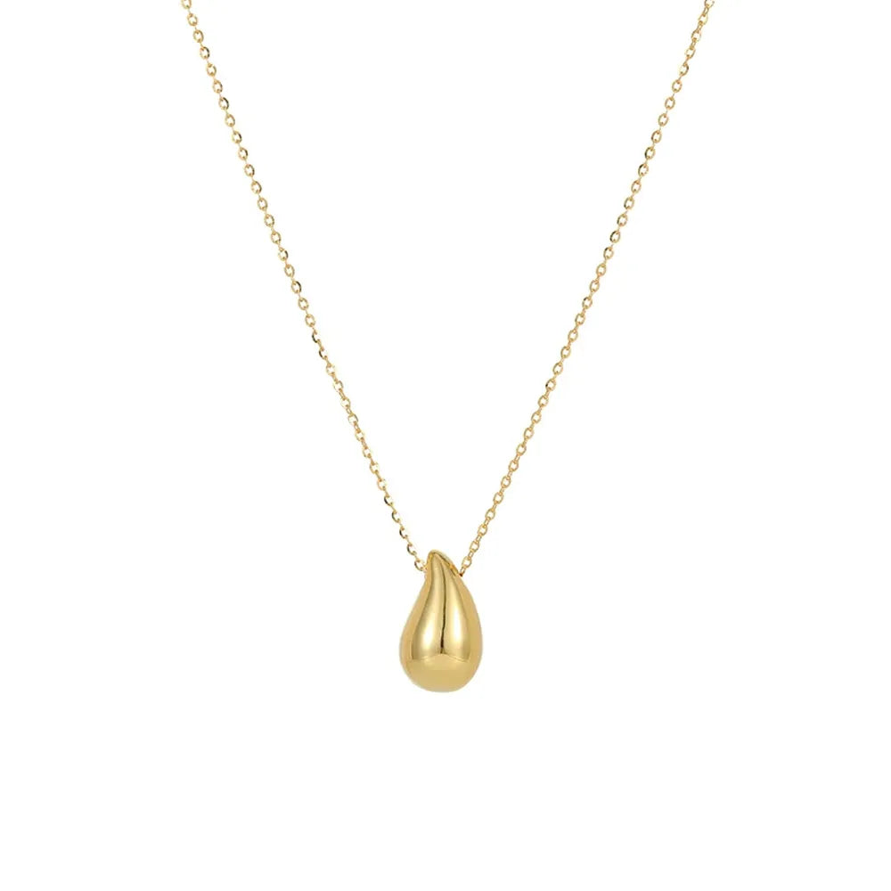 Silver Teardrop Necklace