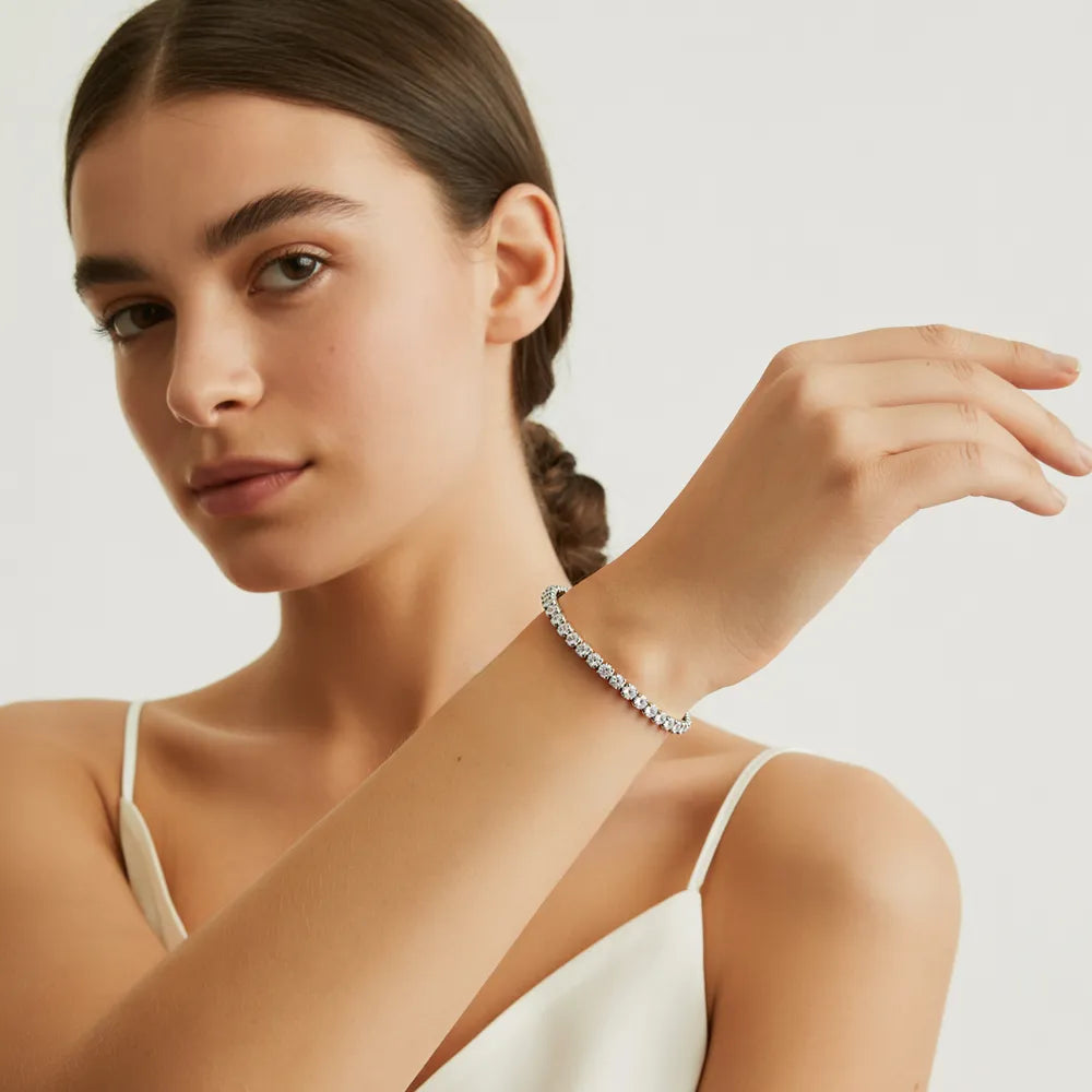 18K Gold Plated Zircon Bracelet