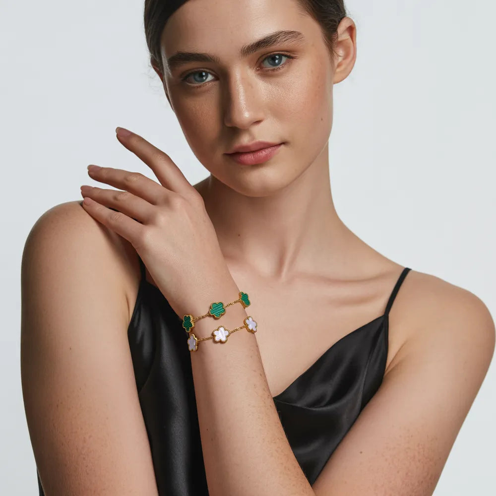 A collection of new bracelets for women from GlamBodyCandy, showcasing the latest styles in gold bracelets and sterling silver bracelets.