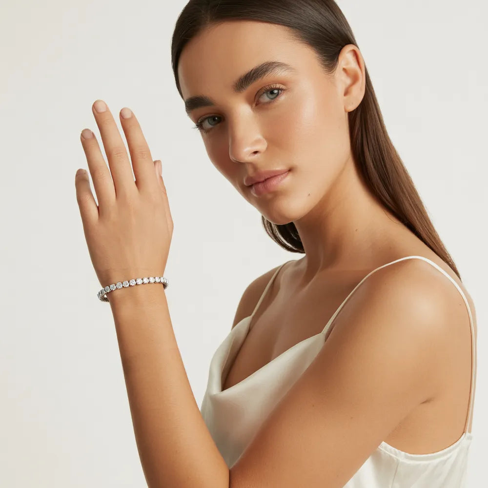 18K Gold Plated Zircon Bracelet