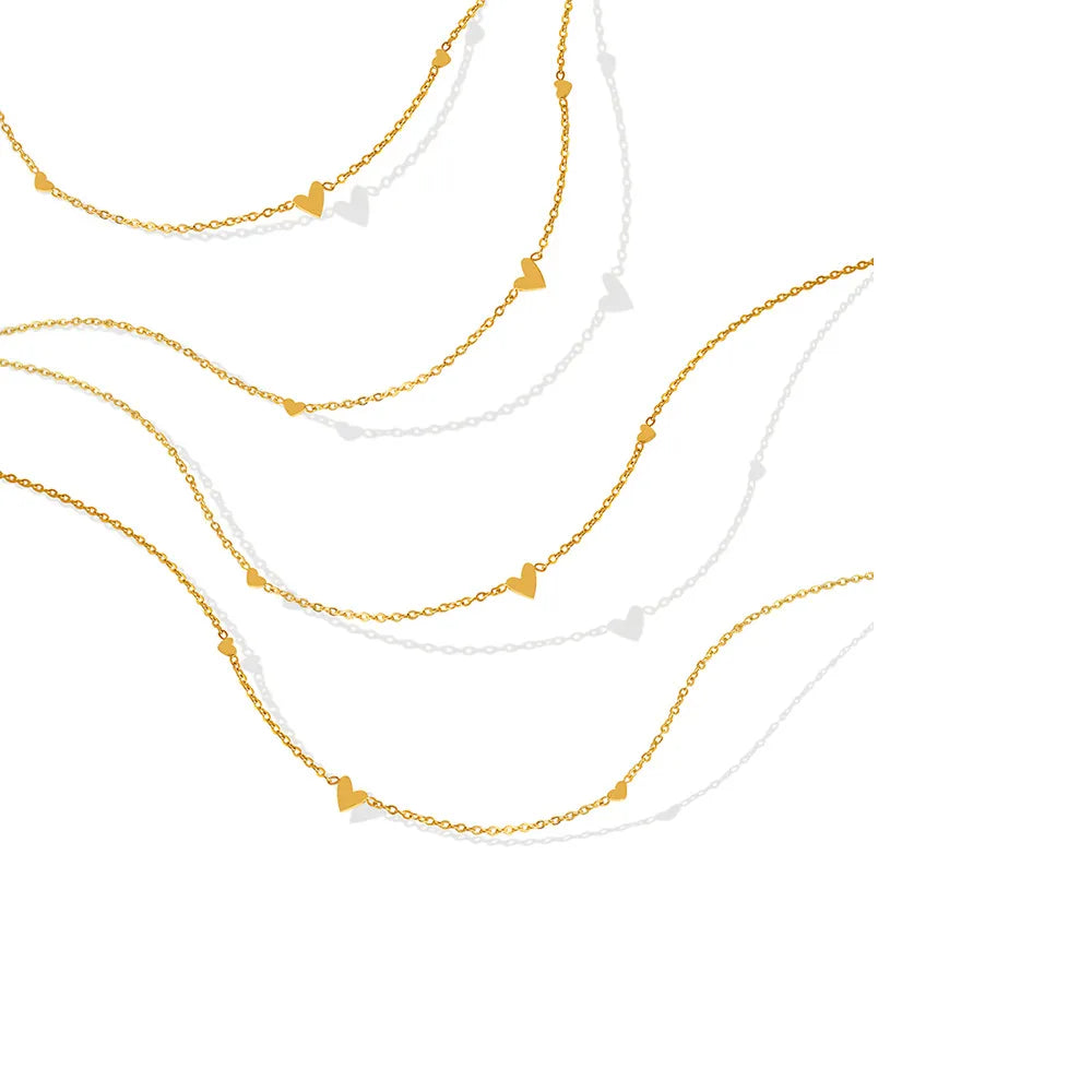 18K Gold Heart Necklace