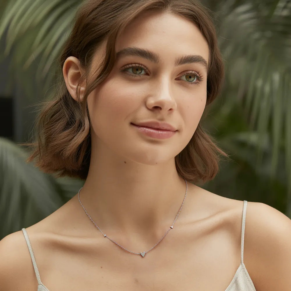 18K Gold Heart Necklace