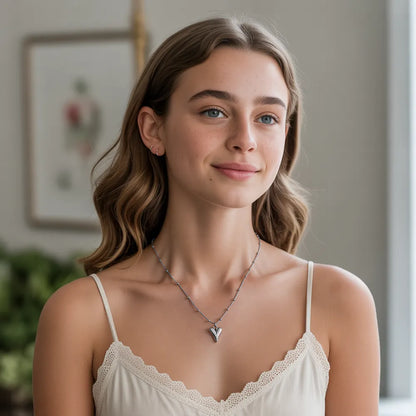 18K Gold Heart Necklace