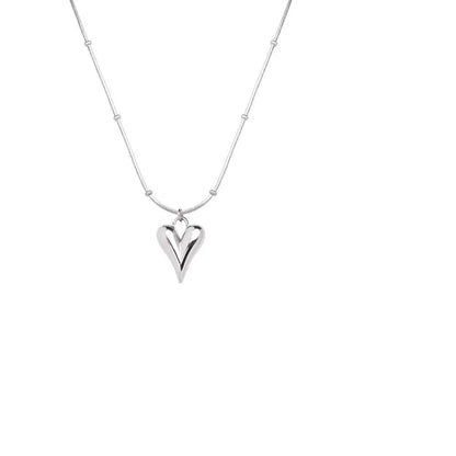 18K Gold Heart Necklace