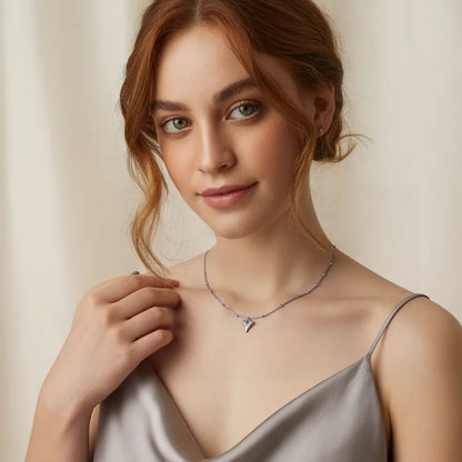 18K Gold Heart Necklace
