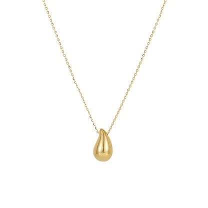 Silver Teardrop Necklace