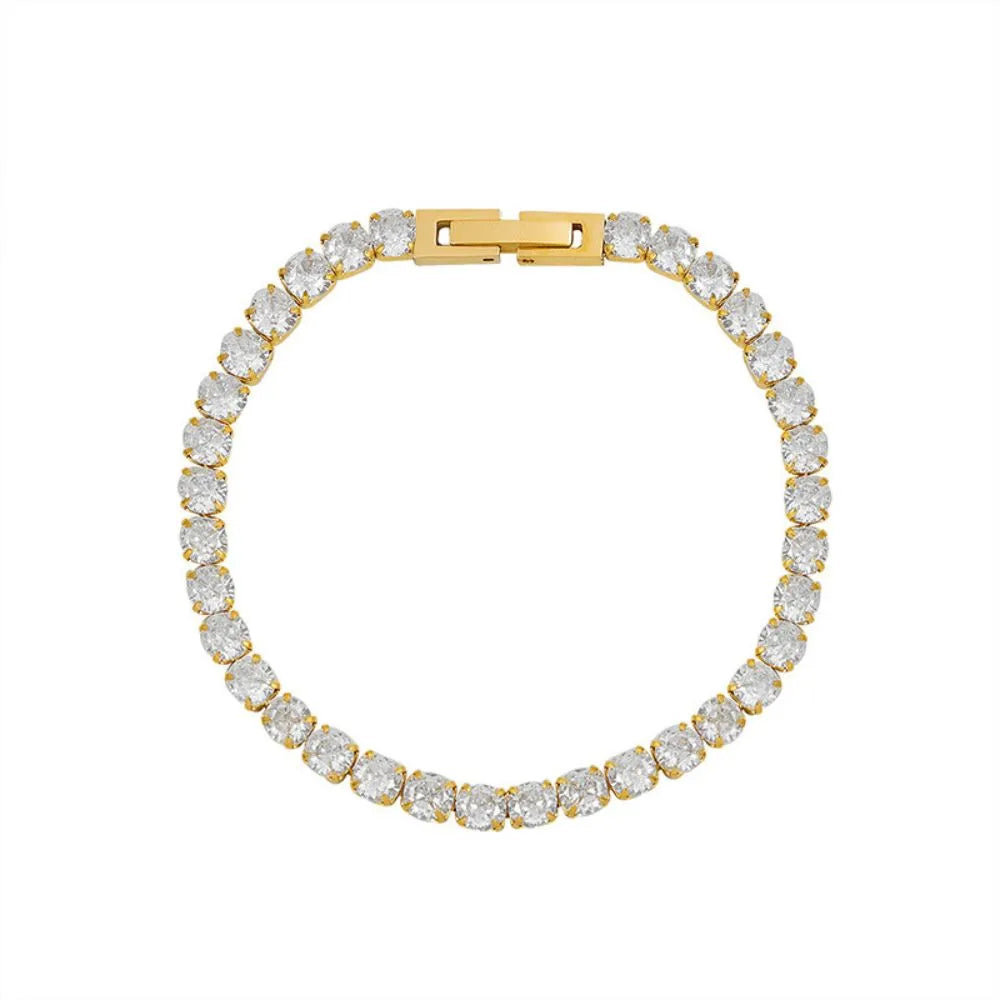 18K Gold Plated Zircon Bracelet
