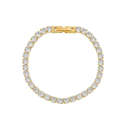 18K Gold Plated Zircon Bracelet