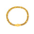The Milanese Weave Bracelet in a radiant, all-gold 18k plated finish, shown on a white background