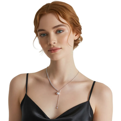 Model showcasing the elegant fit of the S925 Rose Zirconia Stud Earrings on the earlobe