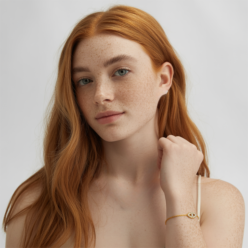 Side view of a woman&