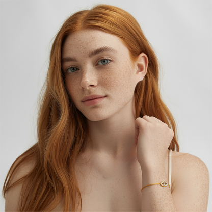 Side view of a woman&